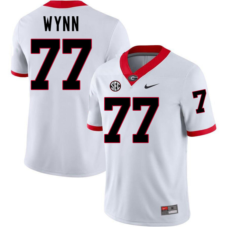 Isaiah Wynn Georgia Jersey,University Of Georgia Bulldogs Football Jersey,Uniforms,Gears-White